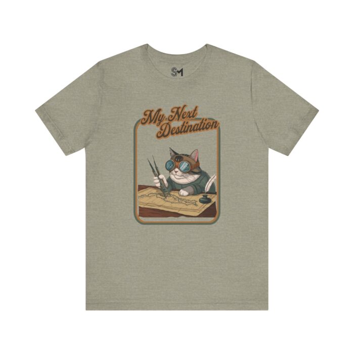 Adventurous Cat Graphic Tee - Image 9