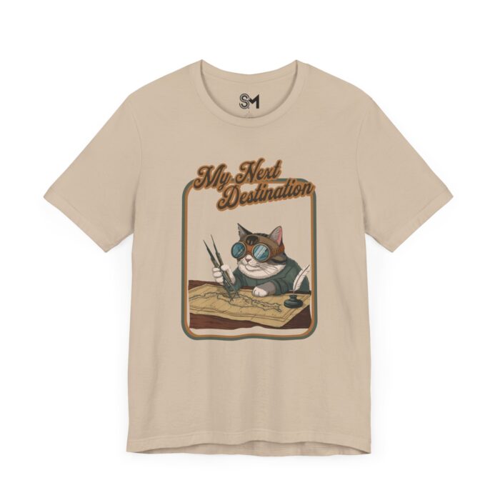 Adventurous Cat Graphic Tee - Image 7