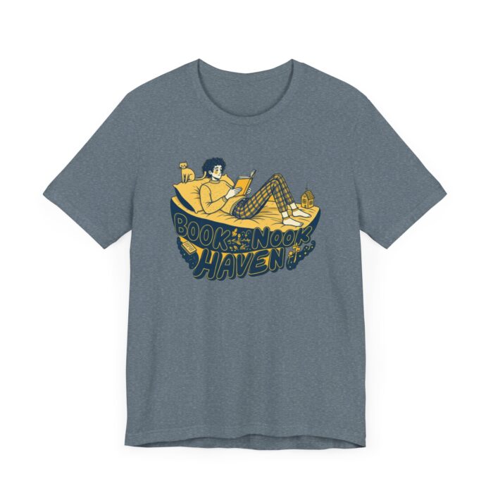 Cozy Book Nook Tee, Perfect for Readers, Literary Gifts, Book Lovers, Comfortable Casual Wear, Relaxing at Home - Image 31