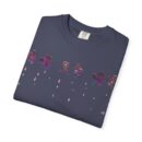 Garment-Dyed Unisex T-shirt with Unique Color Splash | Relaxed Fit Summer Tee, Gift for Friends, Casual Style, Festival Wear
