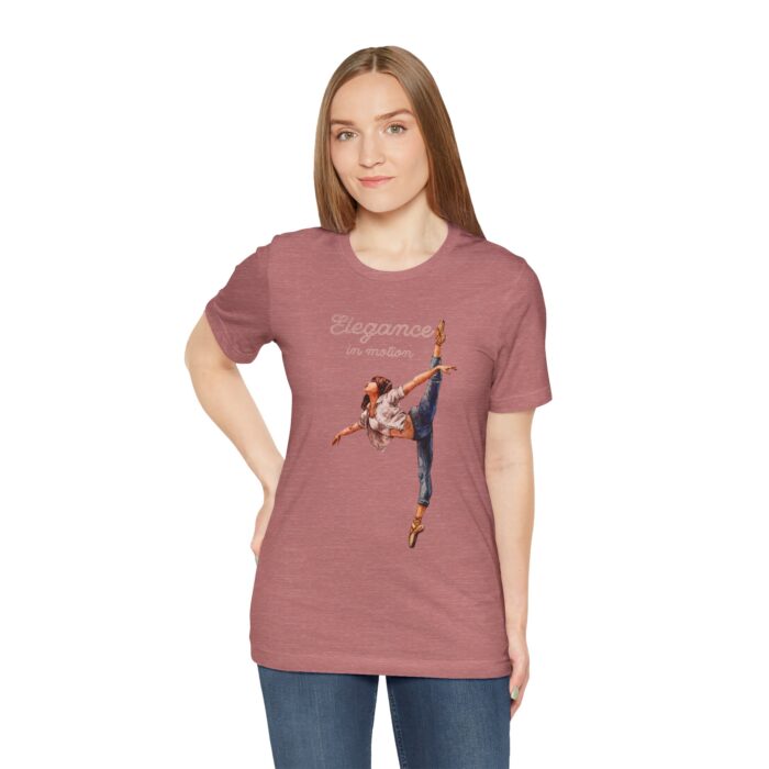 Elegant Dance T-Shirt, Ballet Tee, Unisex Jersey Shirt, Dance Lover Gift, Stylish Outfit, Trendy Apparel - Image 7