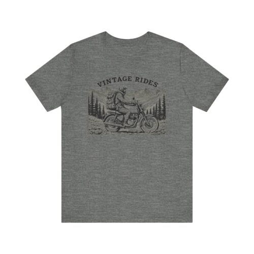 Vintage Rides Unisex Jersey Tee | Motorcycle Lover Gift, Biker T-Shirt, Casual Wear, Adventure Apparel, Unisex Vintage Style