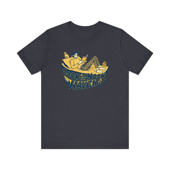 Cozy Book Nook Tee, Perfect for Readers, Literary Gifts, Book Lovers, Comfortable Casual Wear, Relaxing at Home - Image 33