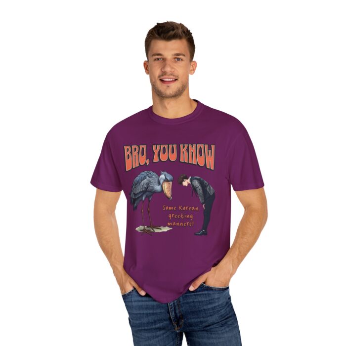 Shoebill Greeting Unisex Sweatshirt – Funny and Cute Korean Culture Design - Image 12
