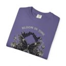 Sacred Floral Butterfly T-Shirt | Bloom in Time | Unisex Vintage Tee, Boho Style, Gift for Nature Lovers, Festival Wear, Unique Graphic Top