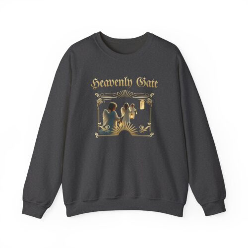 "meta_description": "Get cozy with the Heavenly Gate Unisex Sweatshirt, offering comfort and style for all.",