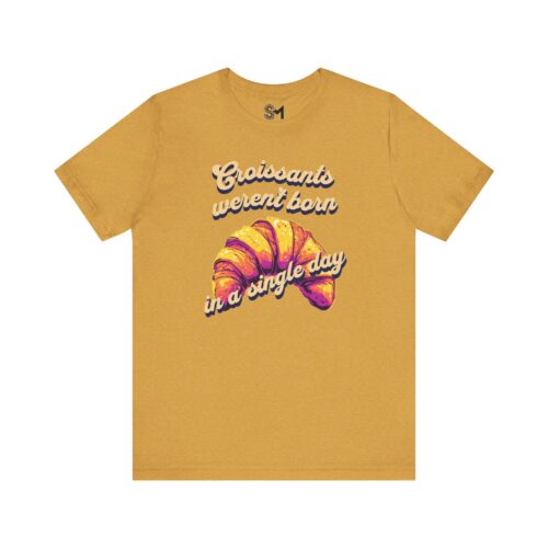 Croissant Lovers Tee - Unisex Jersey Short Sleeve