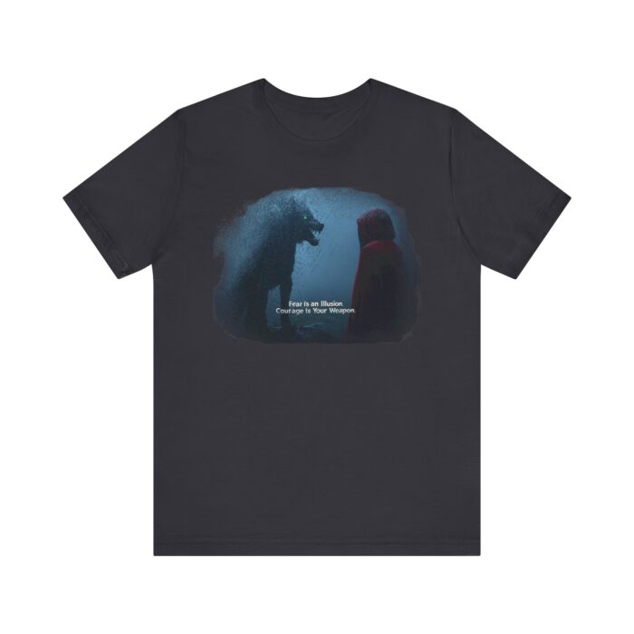 Mysterious Encounter Tee, Unisex Graphic T-Shirt, Fantasy Art Shirt, Gift for Dreamers, Unique Horror-Mystery Apparel - Image 5