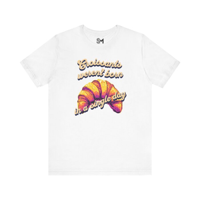 Croissant Lovers Tee - Unisex Jersey Short Sleeve - Image 5
