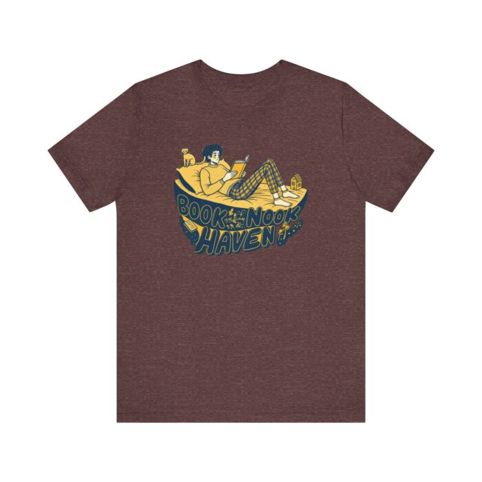 Cozy Book Nook Tee, Perfect for Readers, Literary Gifts, Book Lovers, Comfortable Casual Wear, Relaxing at Home - Image 41