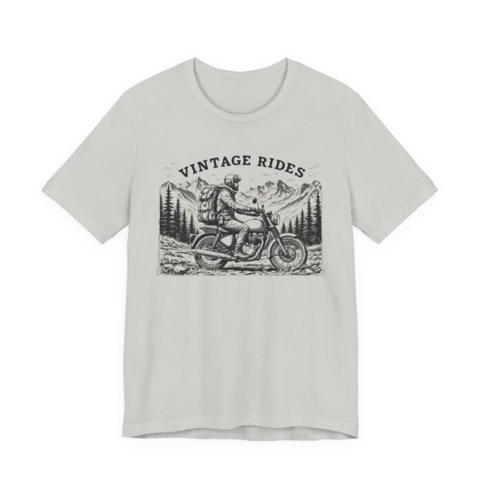 Vintage Rides Unisex Jersey Tee | Motorcycle Lover Gift, Biker T-Shirt, Casual Wear, Adventure Apparel, Unisex Vintage Style - Image 11