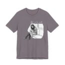Reading Girl Unisex Tee, Cozy Reading Shirt, Book Lover's Tee, Literary Gift, Casual Everyday Wear