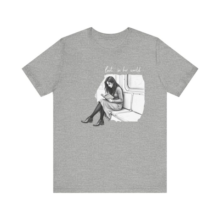 Reading Girl Unisex Tee, Cozy Reading Shirt, Book Lover's Tee, Literary Gift, Casual Everyday Wear - Image 13