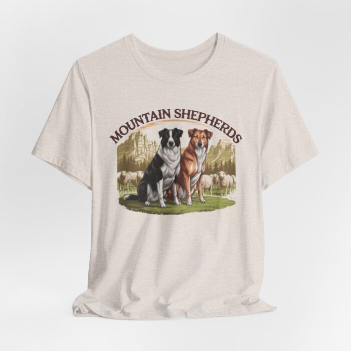 Mountain Shepherds Unisex Tee - Dog Lover Gift, Animal Tee, Casual Wear, Pet Owner Shirt, Gift for Dog Lovers - Image 6