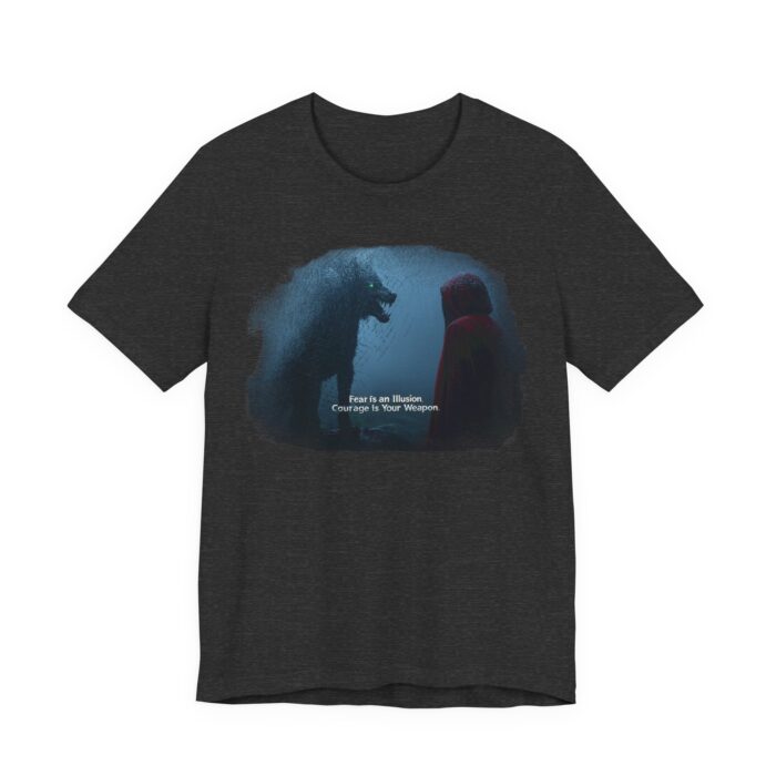 Mysterious Encounter Tee, Unisex Graphic T-Shirt, Fantasy Art Shirt, Gift for Dreamers, Unique Horror-Mystery Apparel - Image 15
