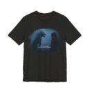 Mysterious Encounter Tee, Unisex Graphic T-Shirt, Fantasy Art Shirt, Gift for Dreamers, Unique Horror-Mystery Apparel