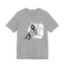 Reading Girl Unisex Tee, Cozy Reading Shirt, Book Lover's Tee, Literary Gift, Casual Everyday Wear