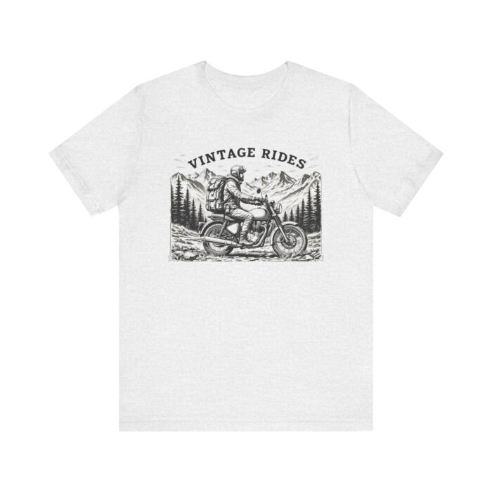 Vintage Rides Unisex Jersey Tee | Motorcycle Lover Gift, Biker T-Shirt, Casual Wear, Adventure Apparel, Unisex Vintage Style - Image 21
