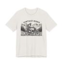 Vintage Rides Unisex Jersey Tee | Motorcycle Lover Gift, Biker T-Shirt, Casual Wear, Adventure Apparel, Unisex Vintage Style