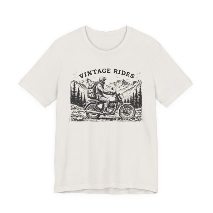 Vintage Rides Unisex Jersey Tee | Motorcycle Lover Gift, Biker T-Shirt, Casual Wear, Adventure Apparel, Unisex Vintage Style - Image 27