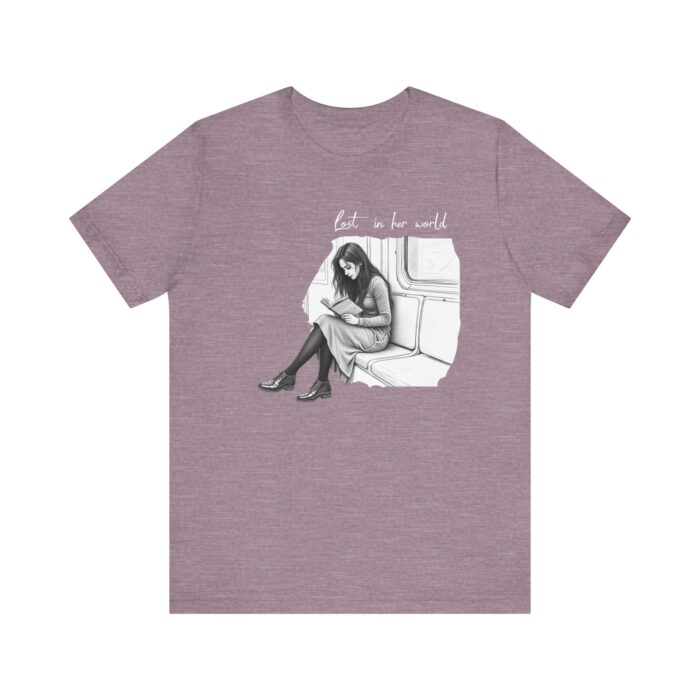 product Fashion Reading Girl Unisex Tee, Cozy Reading Shirt, Book Lover's Tee, Literary Gift, Casual Everyday Wear