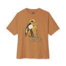 Golden Moment Unisex Oversized Tee, Comfy Graphic T-Shirt, Casual Wear, Gift for Her, Minimalist Style, Cat Lover Tee