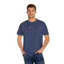 Garment-Dyed Unisex T-shirt with Unique Color Splash | Relaxed Fit Summer Tee, Gift for Friends, Casual Style, Festival Wear