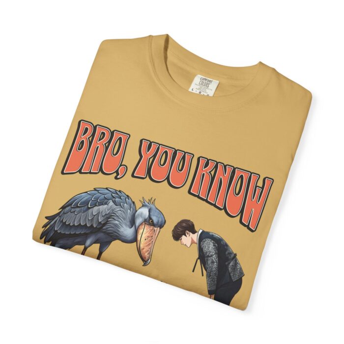 Shoebill Greeting Unisex Sweatshirt – Funny and Cute Korean Culture Design - Image 3