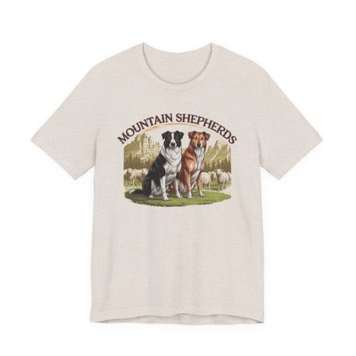 Mountain Shepherds Unisex Tee - Dog Lover Gift, Animal Tee, Casual Wear, Pet Owner Shirt, Gift for Dog Lovers - Image 3