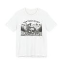 Vintage Rides Unisex Jersey Tee | Motorcycle Lover Gift, Biker T-Shirt, Casual Wear, Adventure Apparel, Unisex Vintage Style