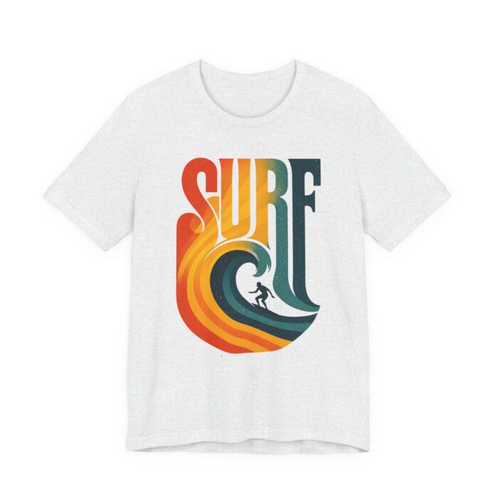 Surf Vibes Unisex Jersey Tee - Beachwear, Summer Style, Casual Top, Gift for Surfers, Ocean Lover T-Shirt - Image 9