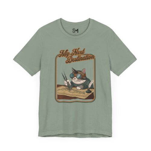 Adventurous Cat Graphic Tee