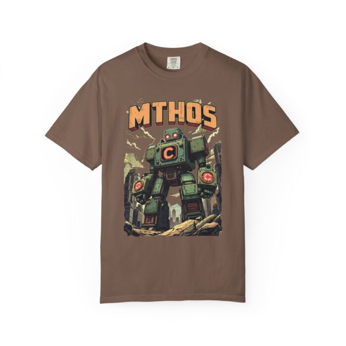 Vintage Robot Graphic Tee, Unisex Casual T-Shirt, Gift for Gamers, Retro Style Shirt, Perfect for Comic-Con, Everyday Wear - Image 6