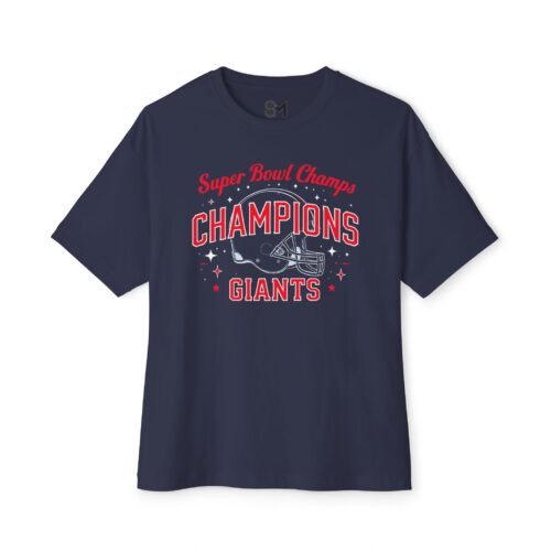 Super Bowl Champs Unisex Boxy Tee - Oversized Sportswear, Game Day Apparel, Football Fan Shirt, Gift for Him/Her