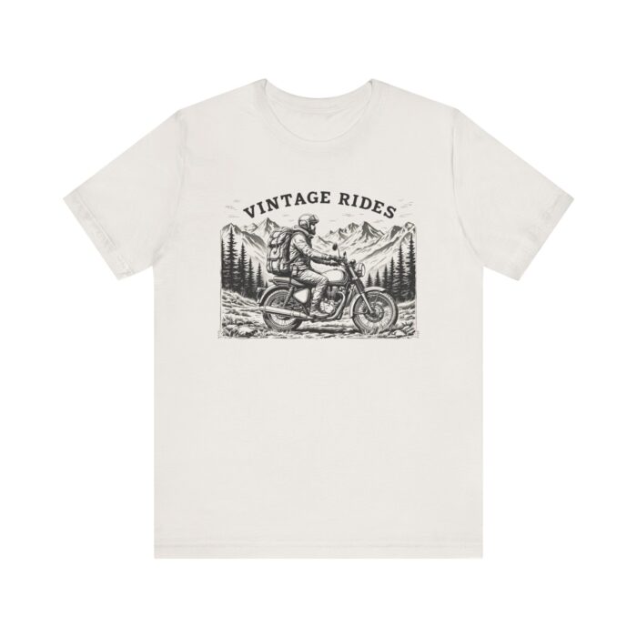 Vintage Rides Unisex Jersey Tee | Motorcycle Lover Gift, Biker T-Shirt, Casual Wear, Adventure Apparel, Unisex Vintage Style - Image 25