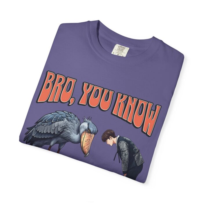 Shoebill Greeting Unisex Sweatshirt – Funny and Cute Korean Culture Design - Image 7