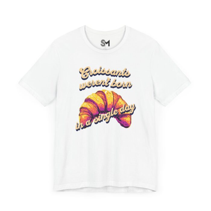 Croissant Lovers Tee - Unisex Jersey Short Sleeve - Image 7