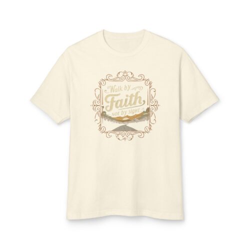 Faith-Inspired Unisex Cotton Tee, Spiritual Shirt, Gift for Him/Her, Casual Wear, Inspirational Apparel, Nature Lover Tee