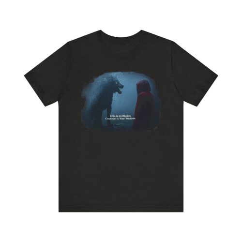 Mysterious Encounter Tee, Unisex Graphic T-Shirt, Fantasy Art Shirt, Gift for Dreamers, Unique Horror-Mystery Apparel