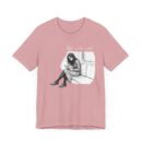Reading Girl Unisex Tee, Cozy Reading Shirt, Book Lover's Tee, Literary Gift, Casual Everyday Wear