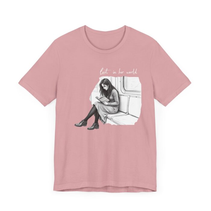 Reading Girl Unisex Tee, Cozy Reading Shirt, Book Lover's Tee, Literary Gift, Casual Everyday Wear - Image 27