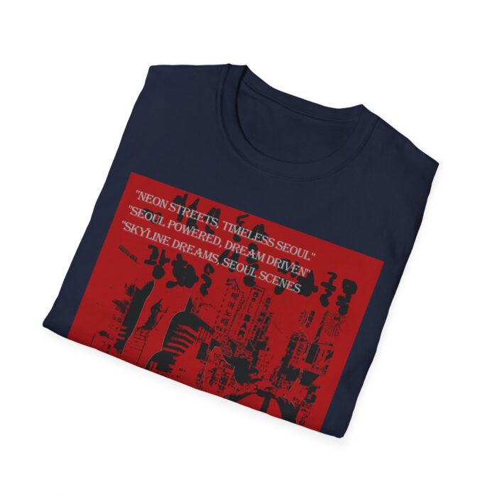 Heart of Korea Unisex Softstyle T-Shirt, Casual Wear, Korean Culture Shirt, Gift for Travelers, Vibrant Street Art Tee - Image 32