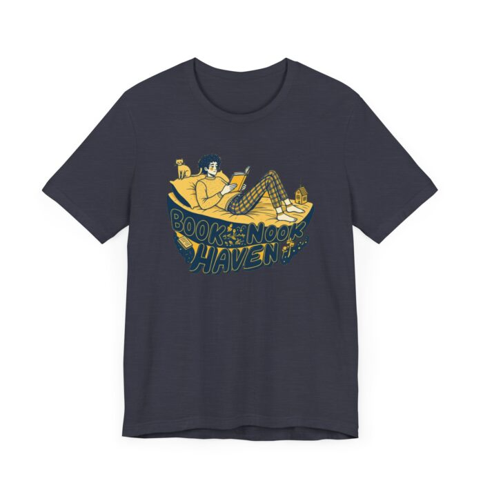 Cozy Book Nook Tee, Perfect for Readers, Literary Gifts, Book Lovers, Comfortable Casual Wear, Relaxing at Home - Image 39