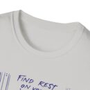 Journey Rest Inspirational T-Shirt, Motivational Apparel, Unisex Graphic Tee, Unique Gift for Travelers, Positive Quote Shirt
