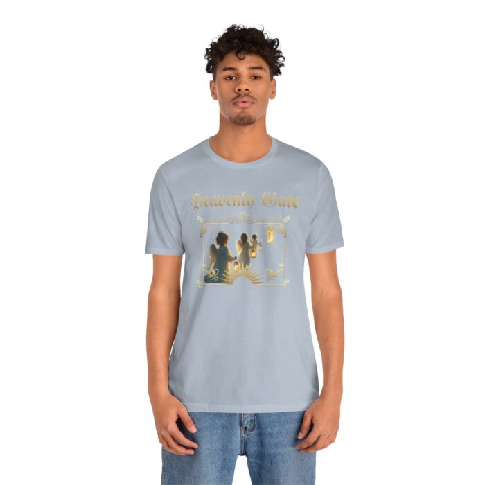Heavenly Gate Unisex Tee, Angel Graphic Shirt, Spiritual Apparel, Gift for Dreamers, Casual Religious Top - Image 40