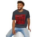 Heart of Korea Unisex Softstyle T-Shirt, Casual Wear, Korean Culture Shirt, Gift for Travelers, Vibrant Street Art Tee