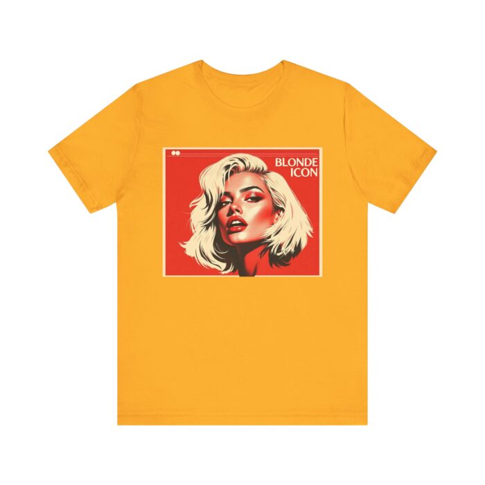 Vintage Marilyn Monroe Tee - Unisex Jersey Short Sleeve Shirt, Retro Graphic Shirt, Blonde Icon T-Shirt, Gift for Her, Casual Style - Image 9