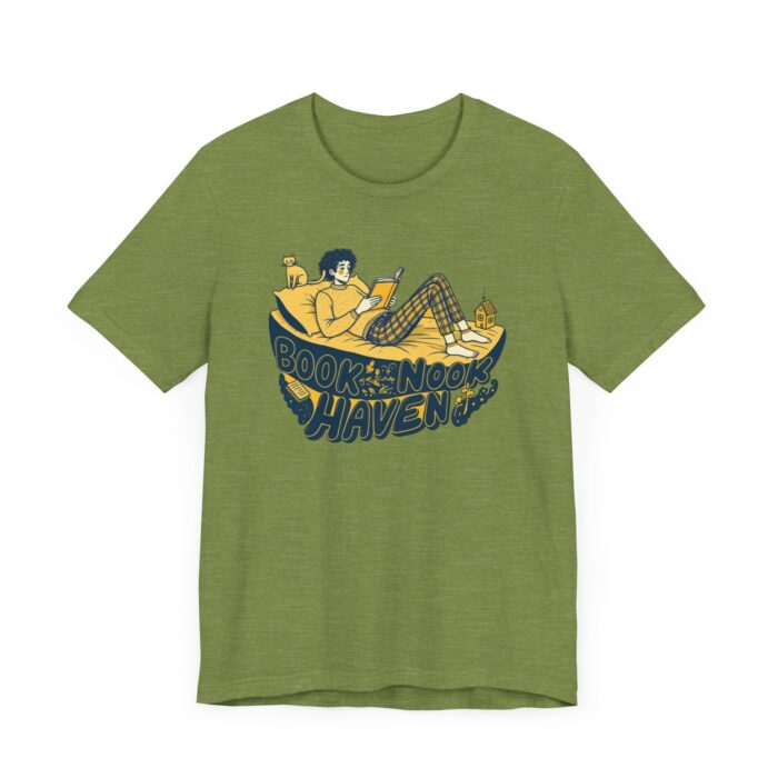 Cozy Book Nook Tee, Perfect for Readers, Literary Gifts, Book Lovers, Comfortable Casual Wear, Relaxing at Home - Image 23