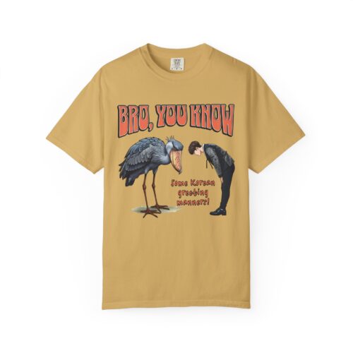 Shoebill Greeting Unisex Sweatshirt – Funny and Cute Korean Culture Design