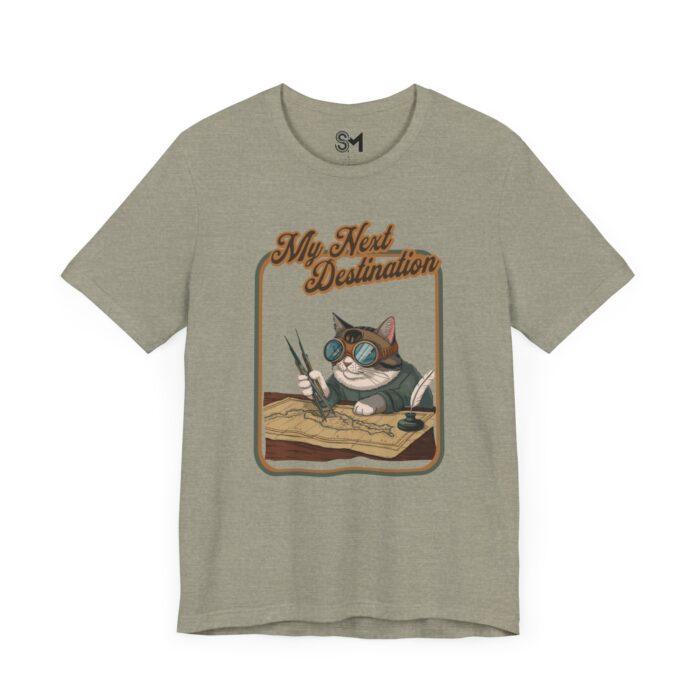 Adventurous Cat Graphic Tee - Image 11